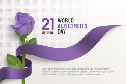 پوستر افقی روز جهانی آلزایمر