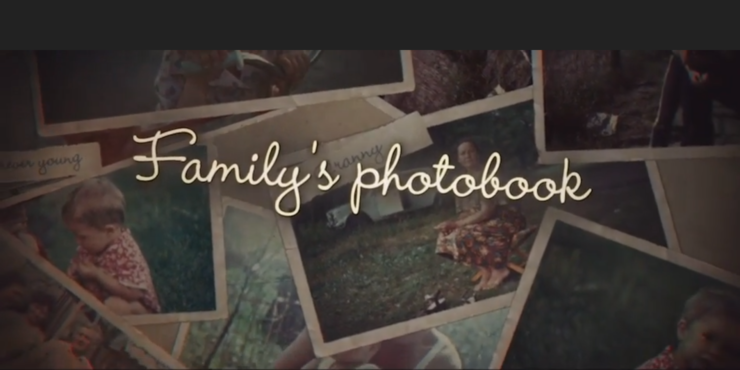 پروژه افترافکت نمایش عکس خانوادگی