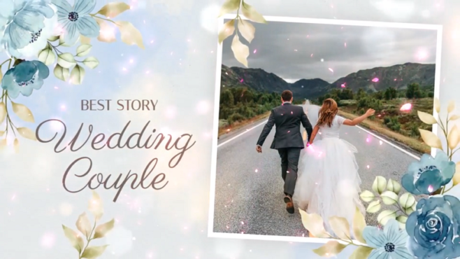 پروژه افترافکت اسلایدشو عروسی Romantic Wedding Slideshow